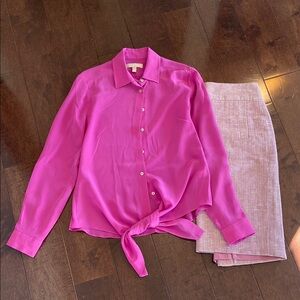 Banana Republic Blouse and Skirt Set